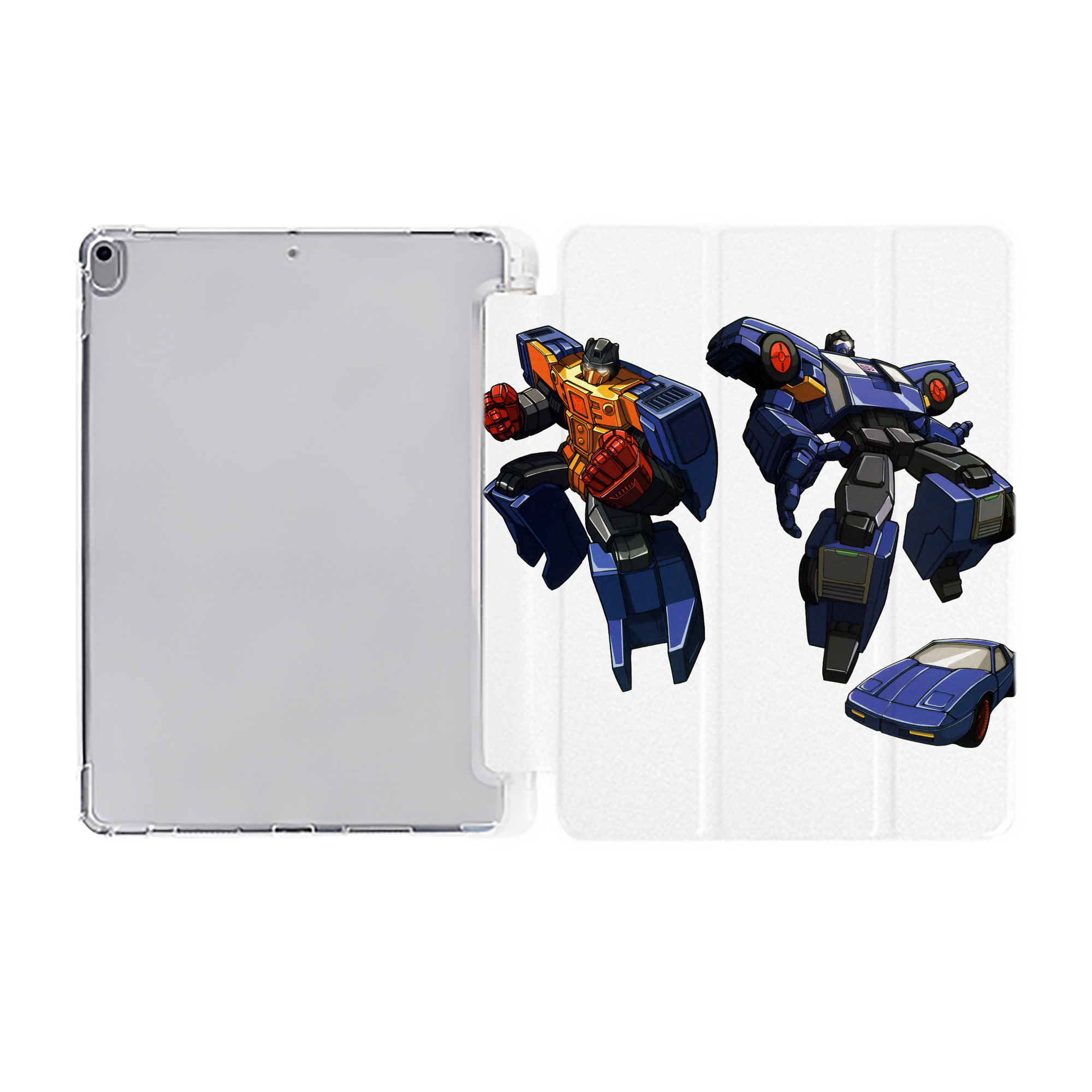 （画像用）  IPad ケース ペン収納付き 三つ折りスタンド PUレザー×シリコン 対応機種9.5/10.5/10.9インチ